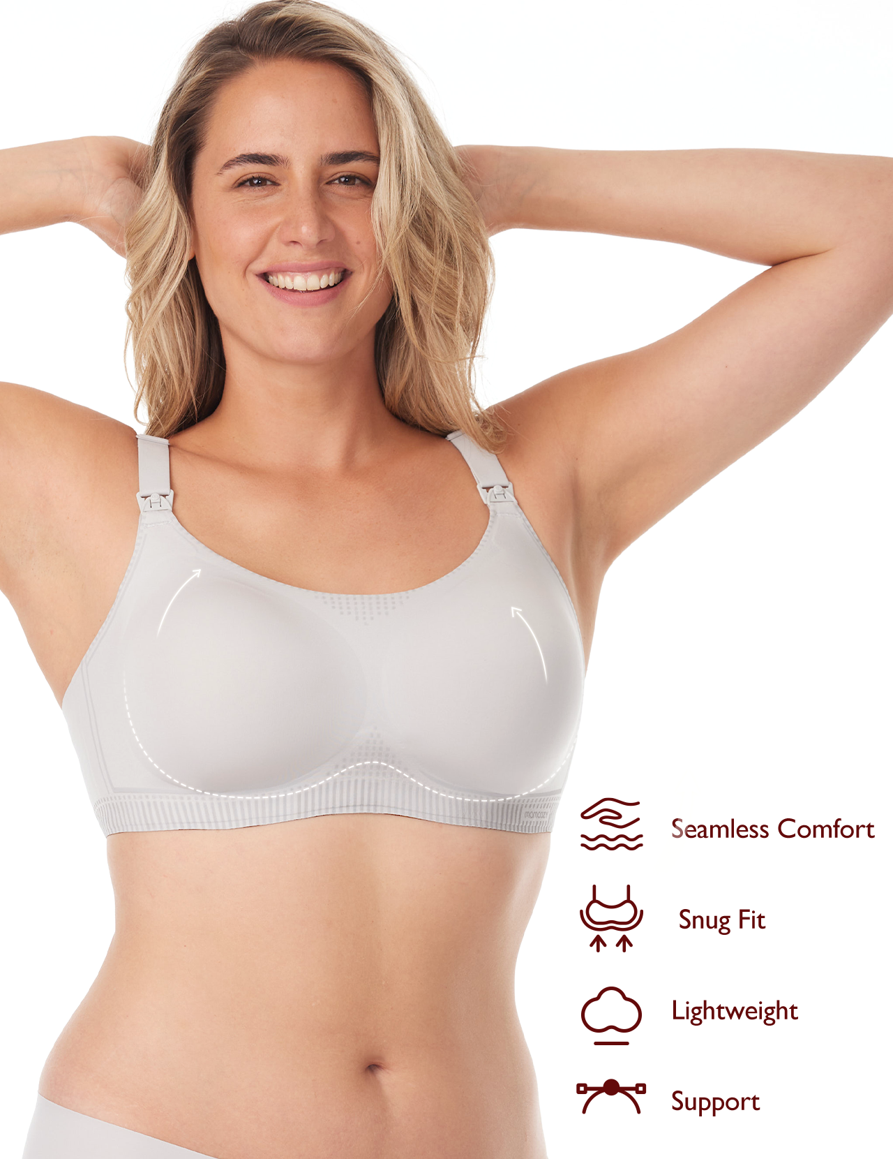 Function - U Liquid Spandex Printed Nursing Bra with Performax? Technology