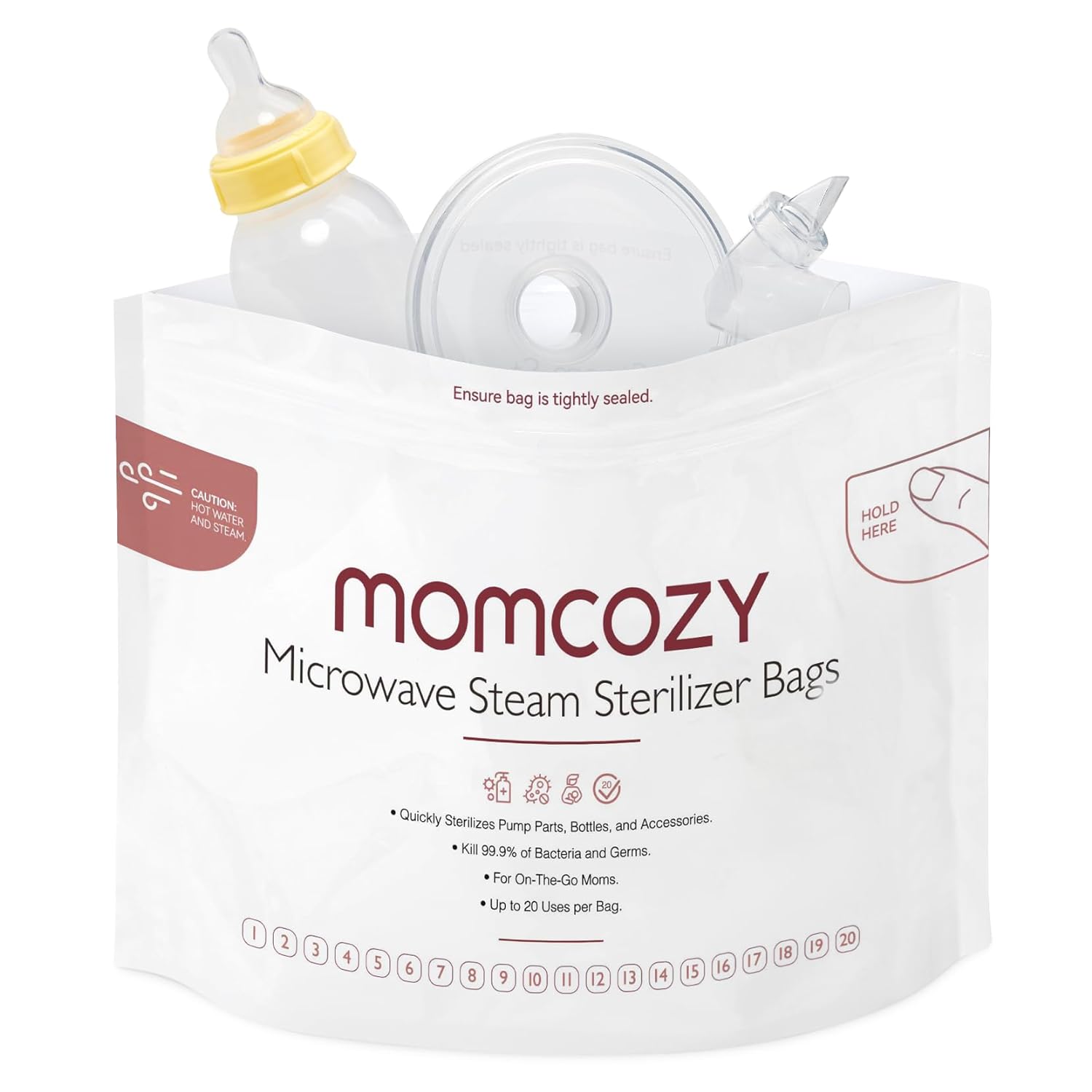 Momcozy Microwave Steam Sterilizer Bags