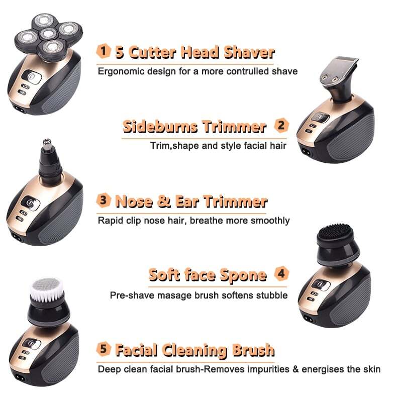 (🎄Christmas Sale- 49% OFF💝) 5 In 1 Multifunctional 4D Electric Shaver