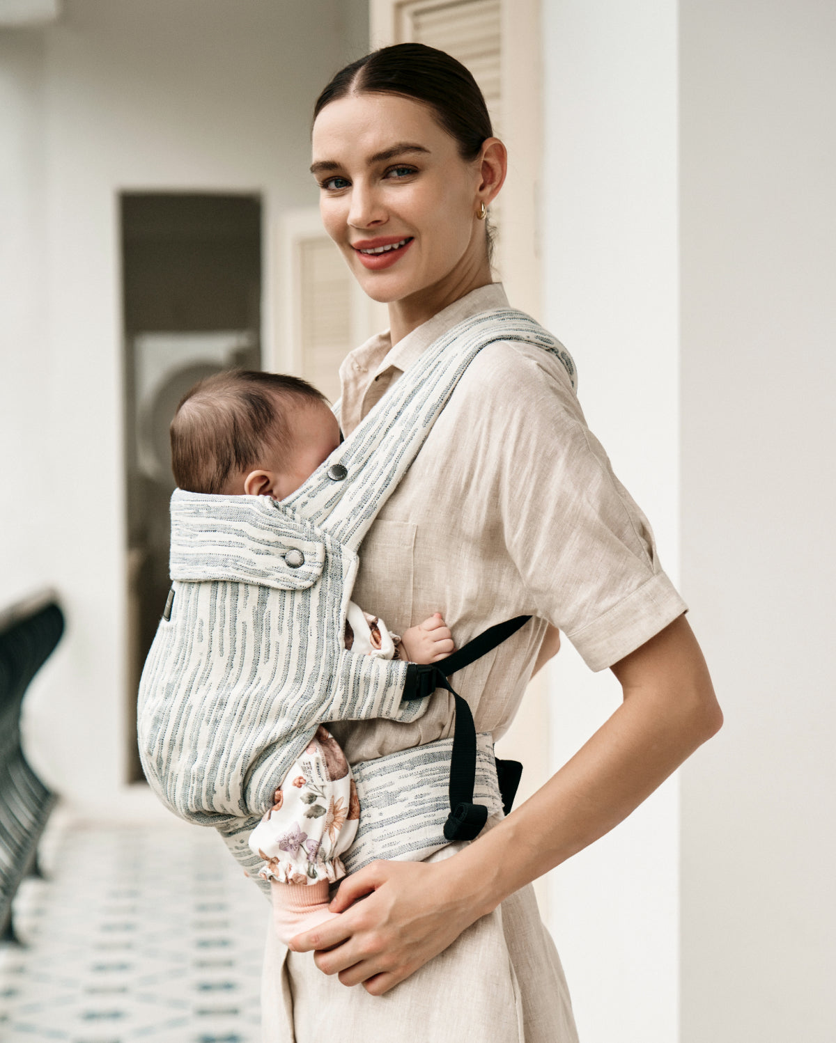 Herihuge Baby Carrier - 100% Linen Fabric