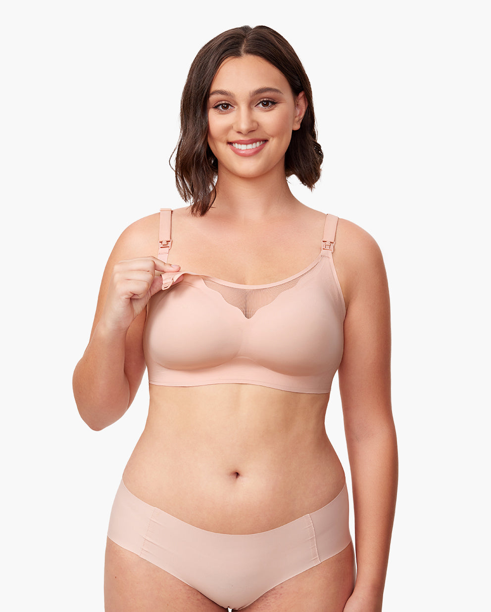 Stylish - V Mesh Nursing Bra