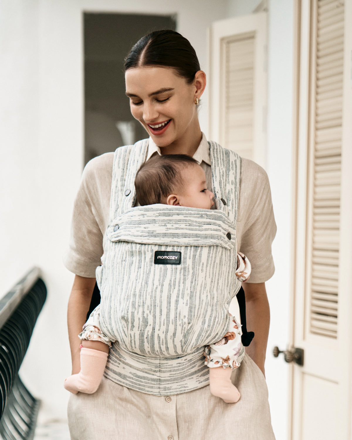 Herihuge Baby Carrier - 100% Linen Fabric