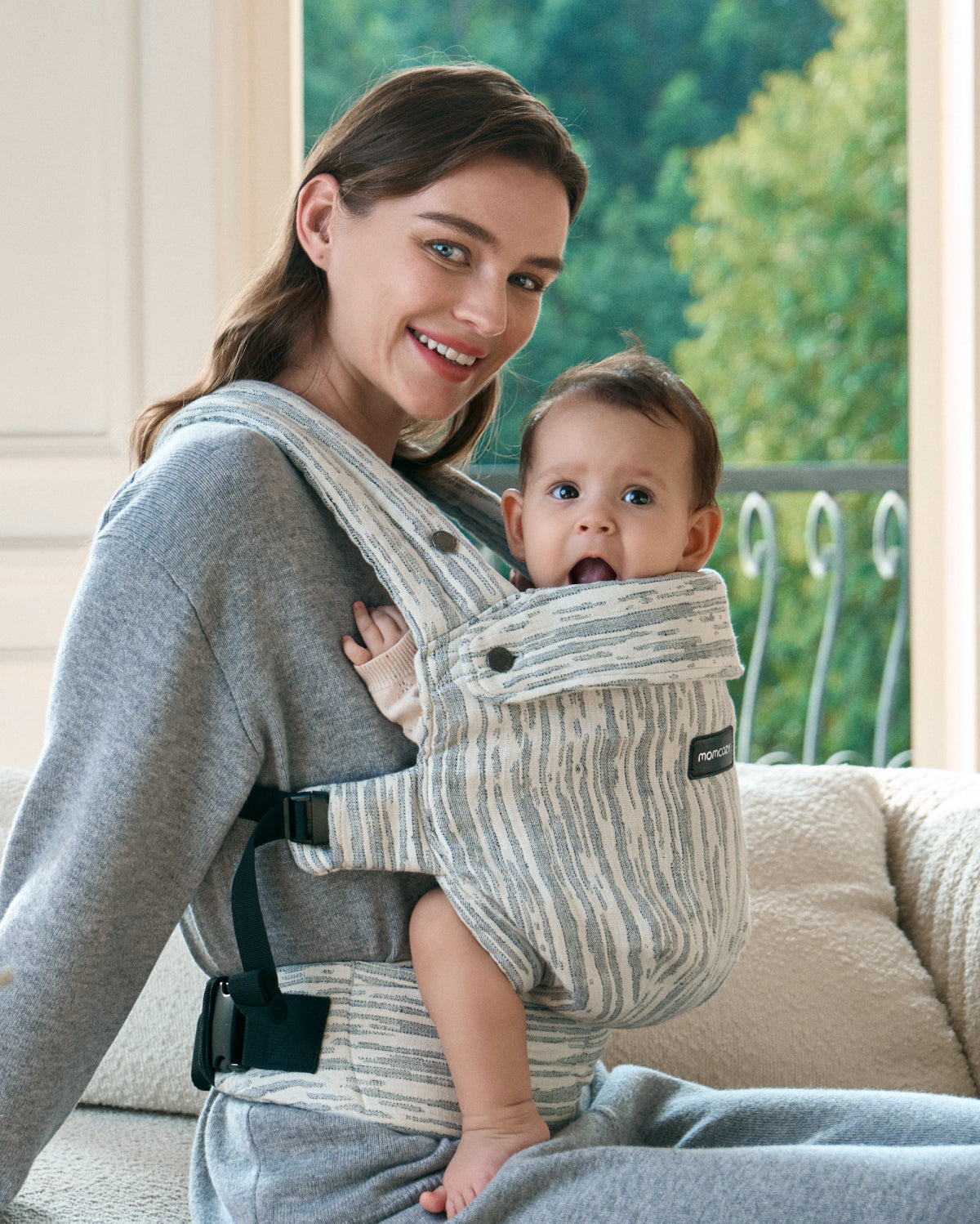 Herihuge Baby Carrier - 100% Linen Fabric