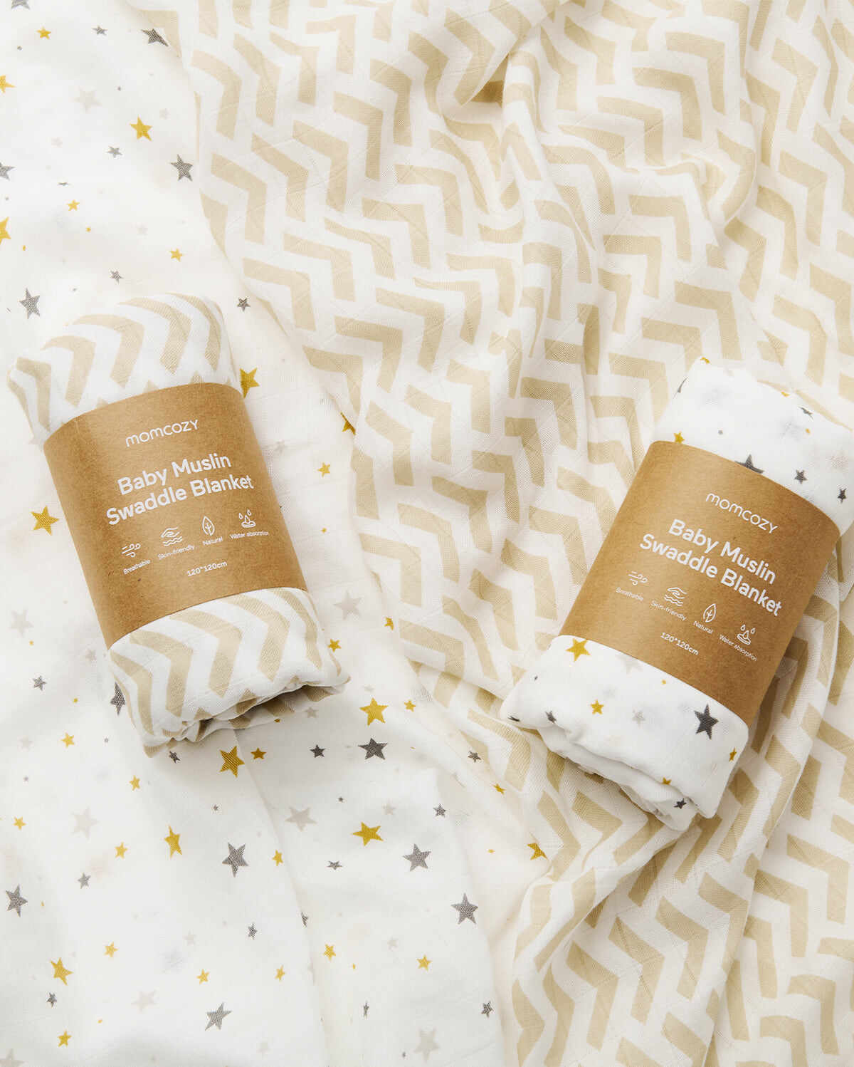 Momcozy 柔软升级薄纱襁褓毯