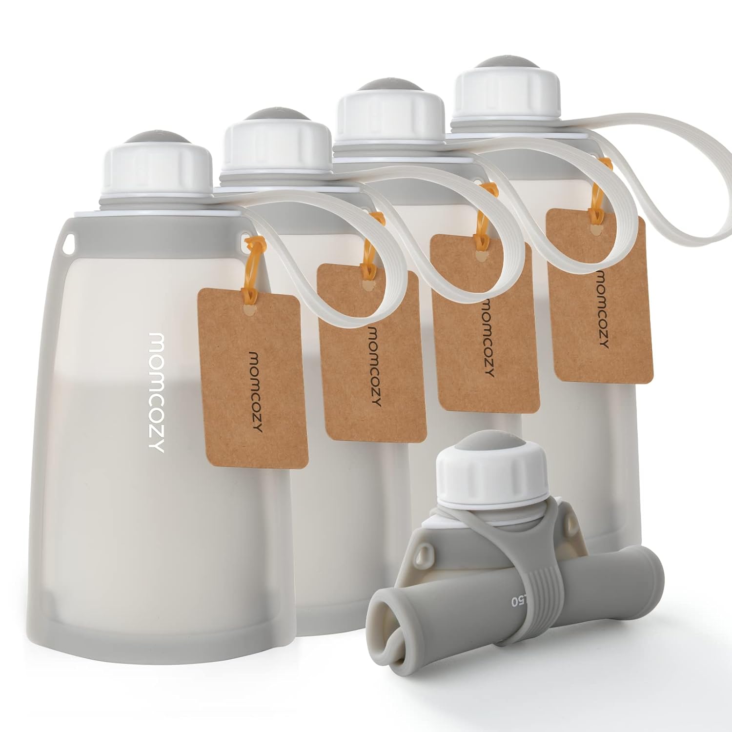 Reusable Silicone Breastmilk Bags for Breastfeeding