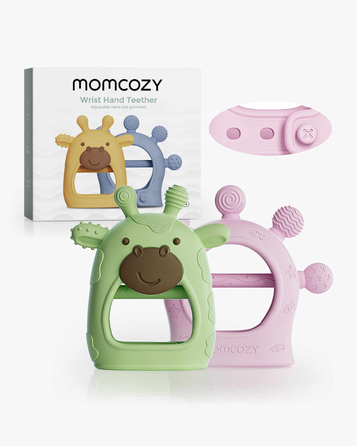 Momcozy 婴儿牙胶玩具 - 牙胶手套