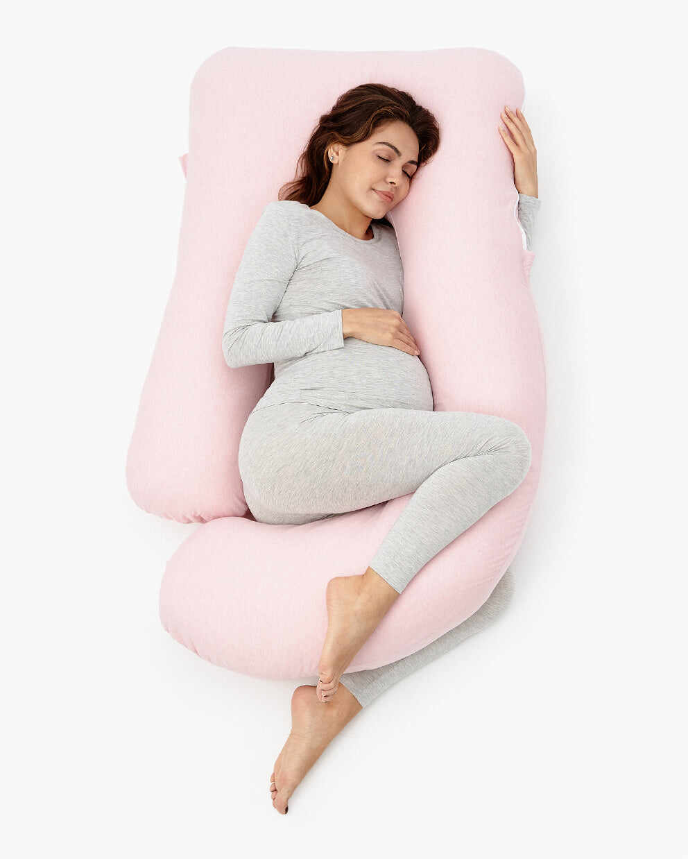 Huggable - U Shaped Maternity Cotton Body Pillow