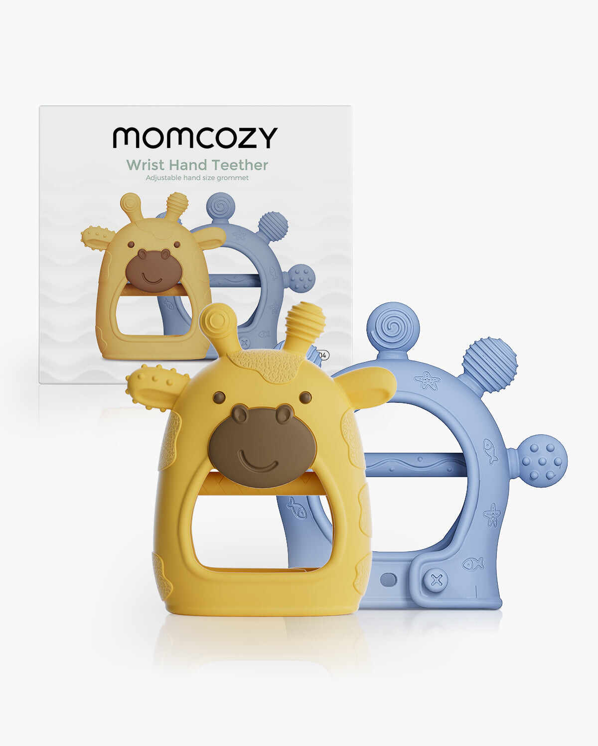 Momcozy 婴儿牙胶玩具 - 牙胶手套