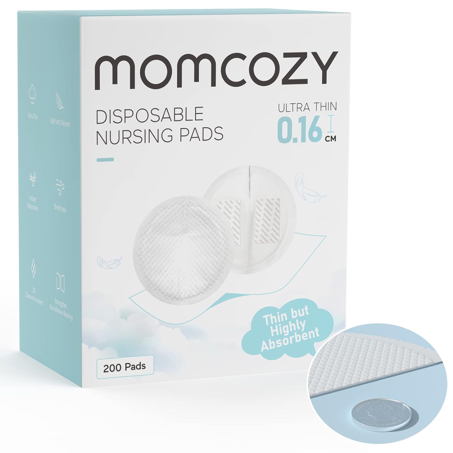 Momcozy Ultra-Thin Disposable Nursing Pads