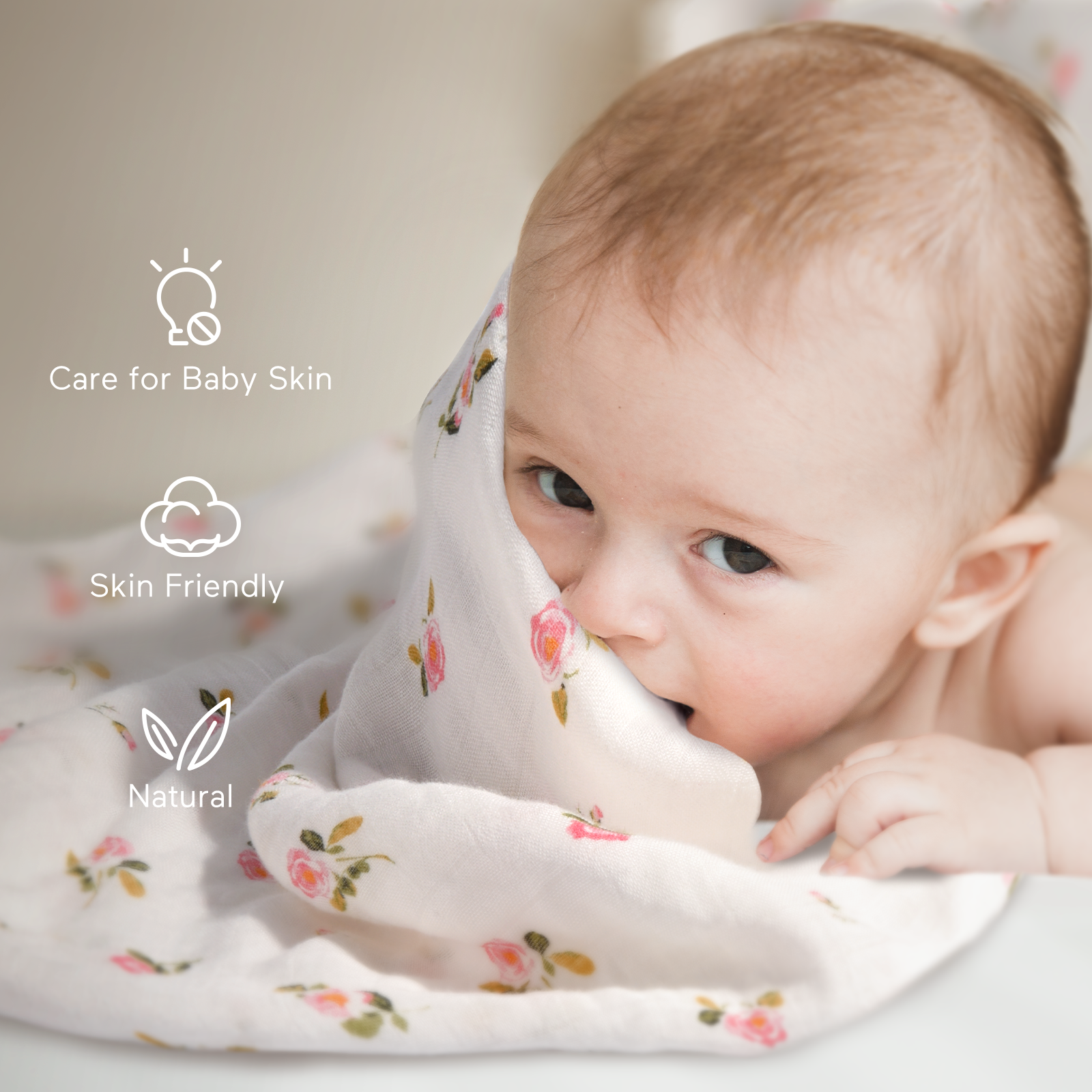 Momcozy 柔软升级薄纱襁褓毯