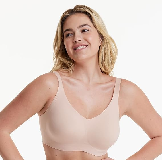 Second-Skin Bra Gel-Patterned Everyday Bra