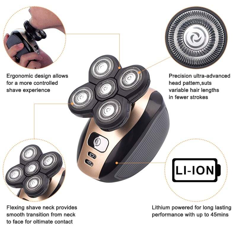 (🎄Christmas Sale- 49% OFF💝) 5 In 1 Multifunctional 4D Electric Shaver