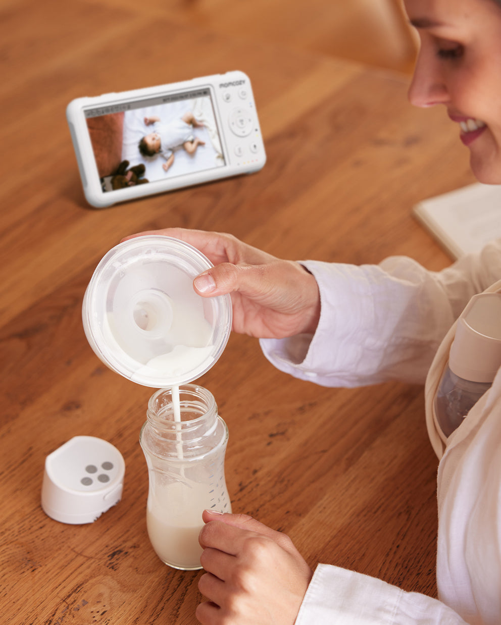 S12 Pro Safety Bundle: Double S12 Pro Wearable Breast Pump and One Baby Monitor