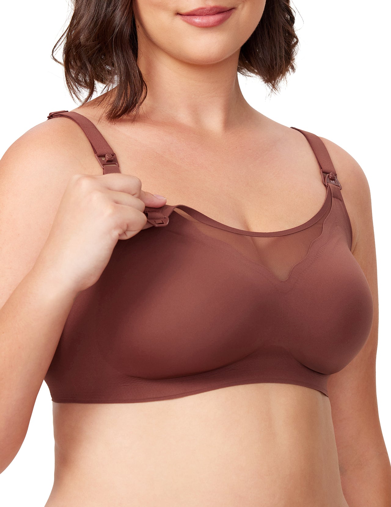 Stylish - V Mesh Nursing Bra