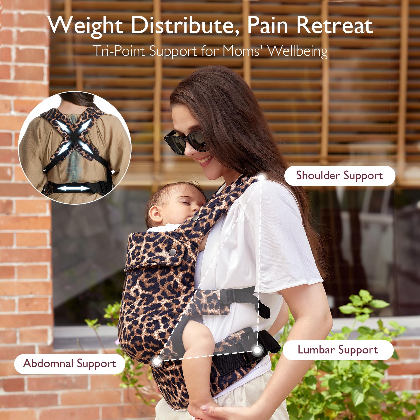 Ergonomic,Cozy and Lightweight - Baby Carrier Newborn to Toddler