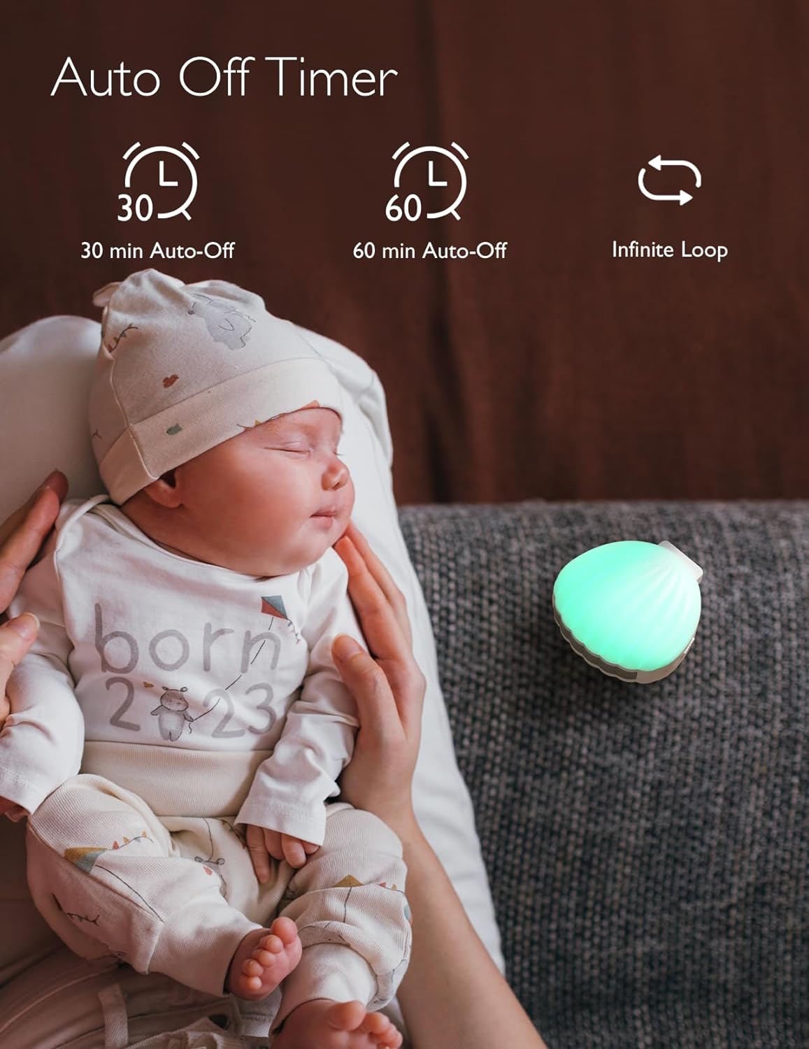 Momcozy Portable Sound Machine with 15 Soothing Sounds