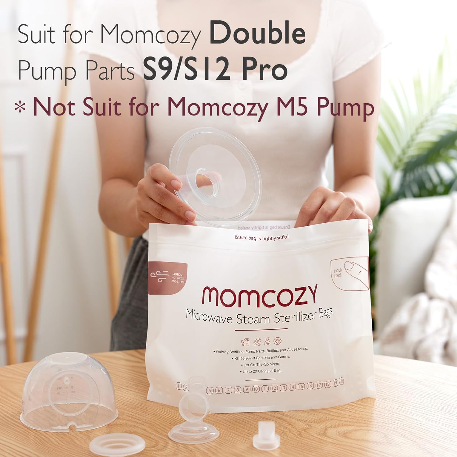 Momcozy Microwave Steam Sterilizer Bags