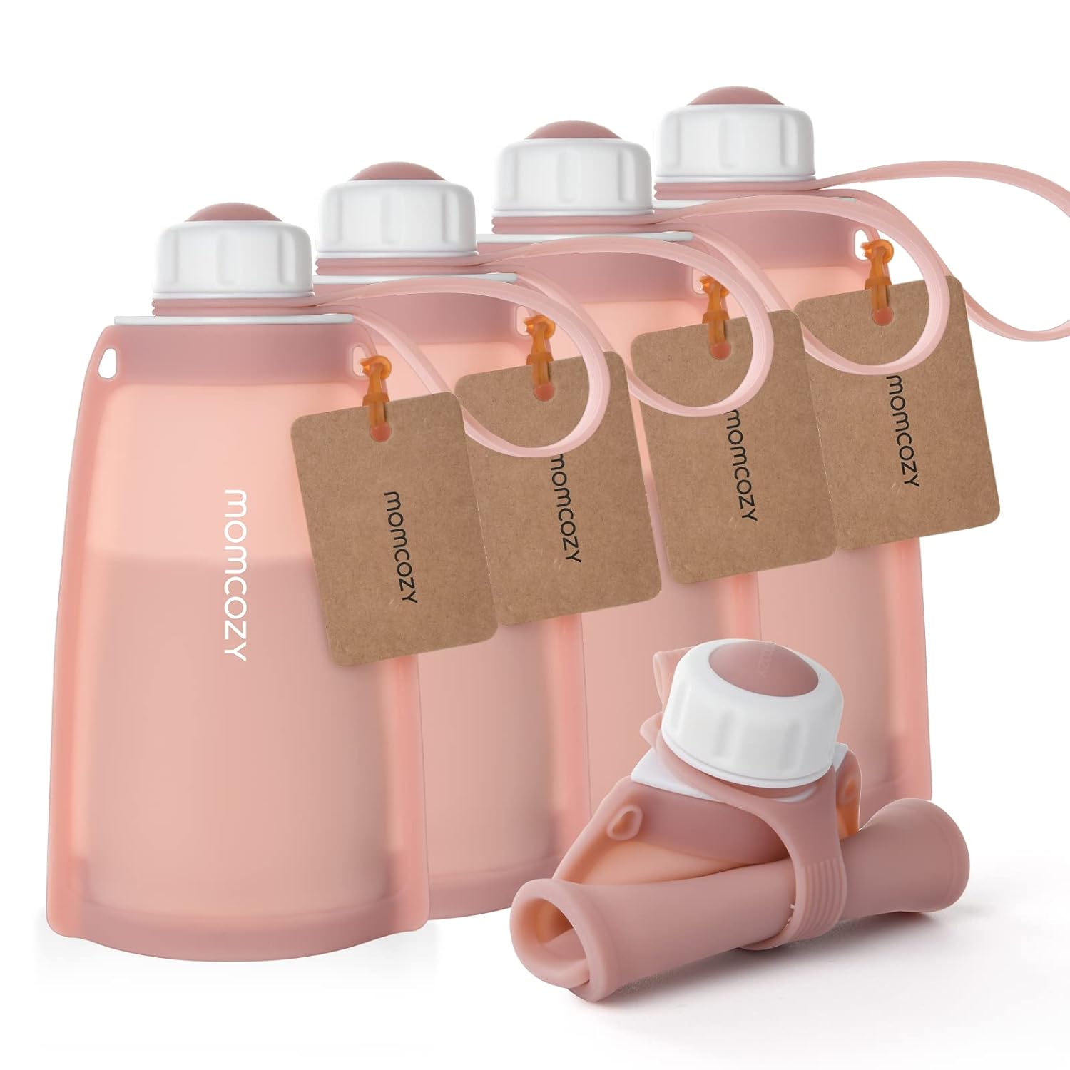 Reusable Silicone Breastmilk Bags for Breastfeeding