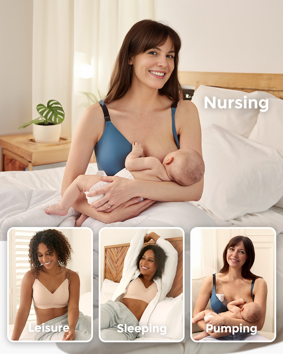 Stylish - V Jelly Strip Lift Nursing Bra