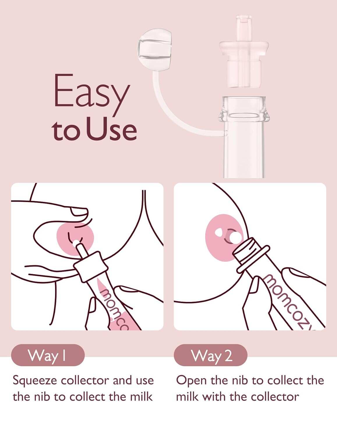 Momcozy 可重复使用的初乳收集器