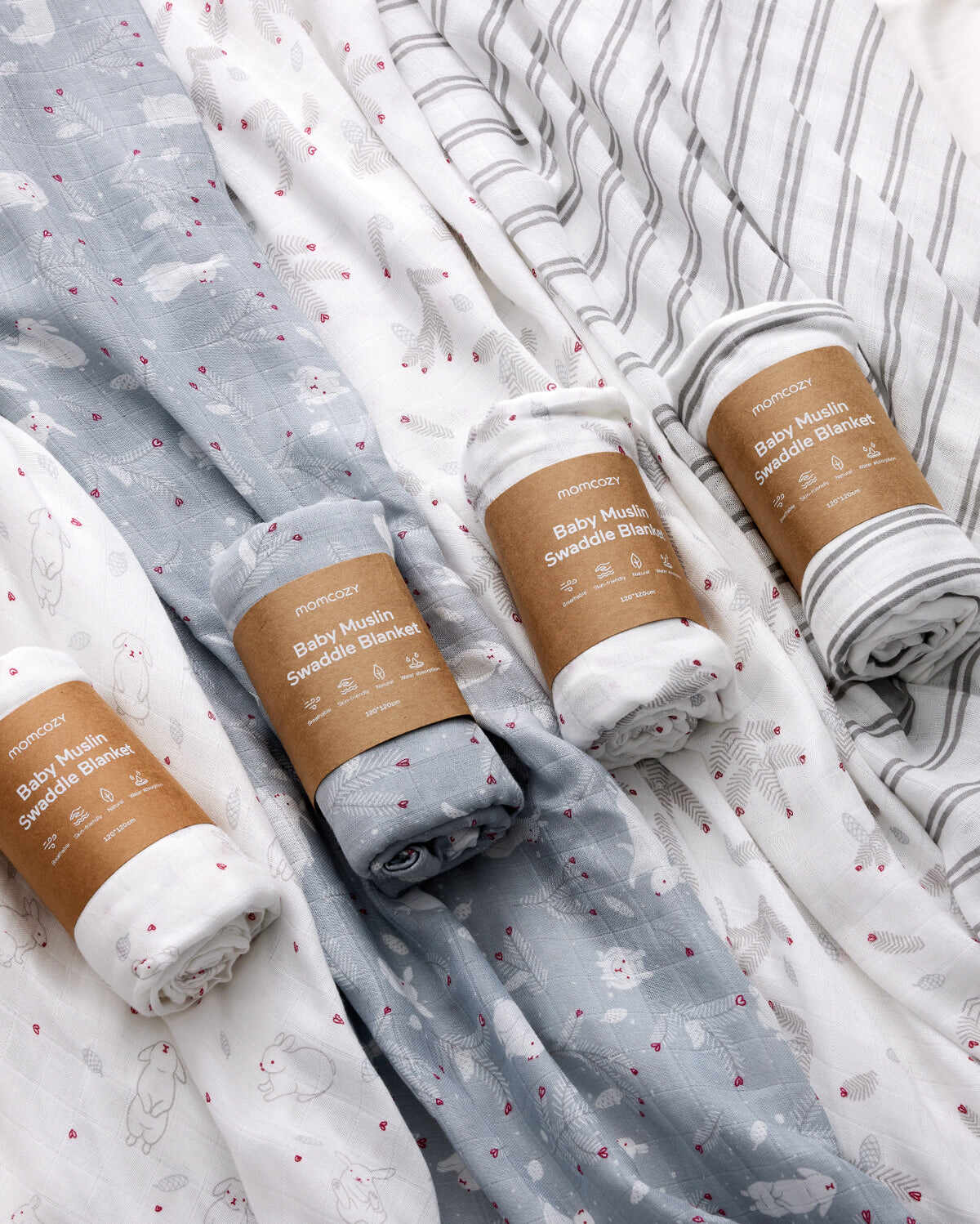 Momcozy 柔软升级薄纱襁褓毯