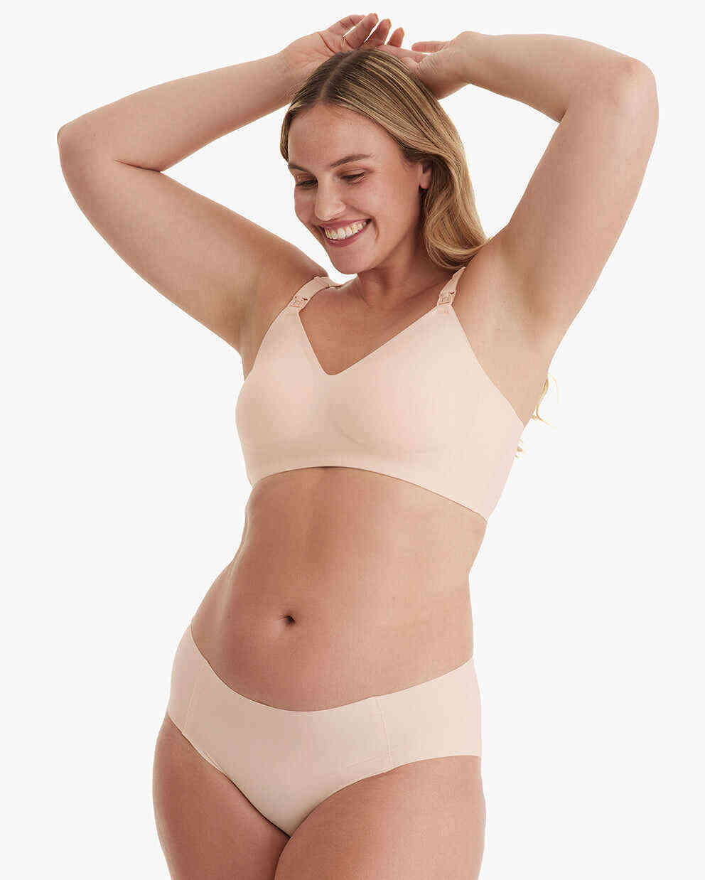 Momcozy 哺乳内衣防下垂聚拢产后喂奶专用 薄款舒适免手扶哺乳文胸 YN21