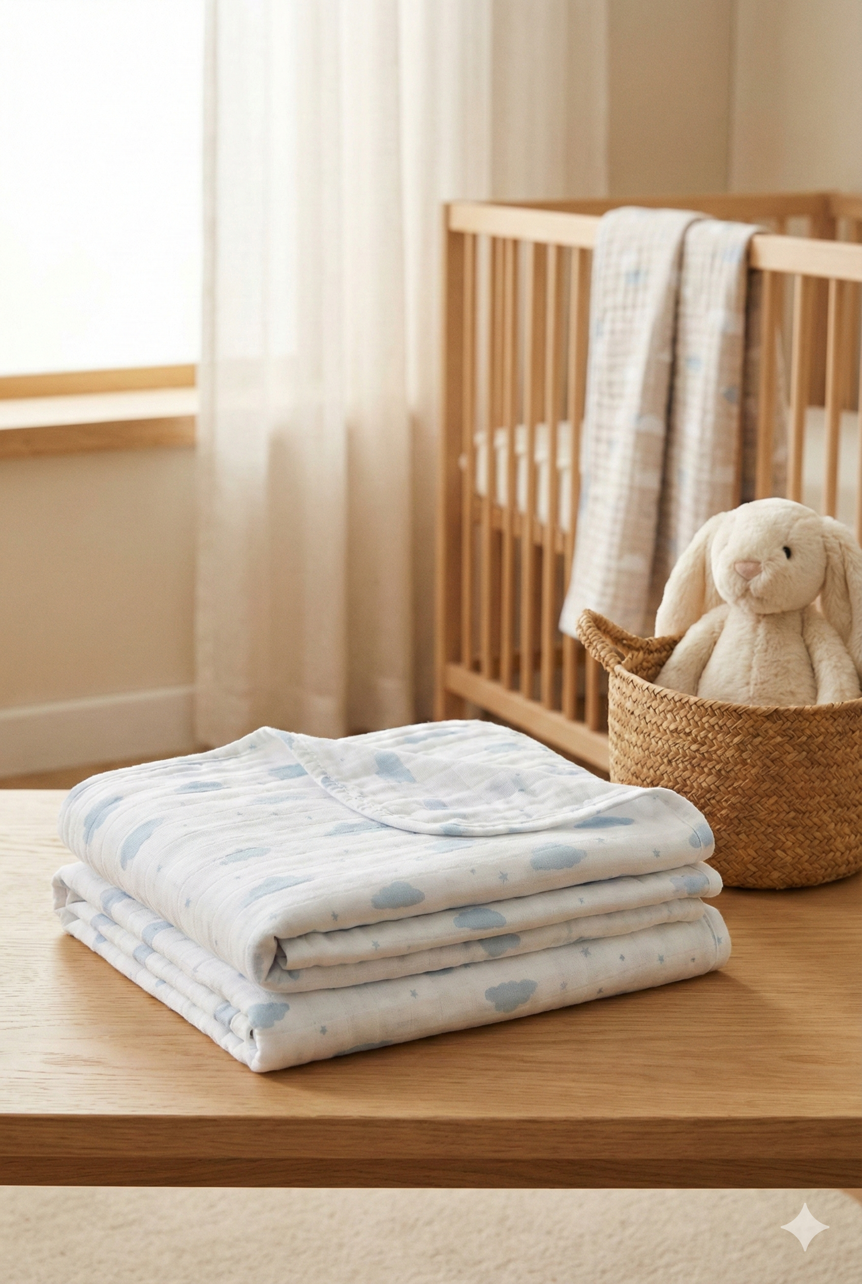 CoolMurm 4-Layer Muslin Baby Swaddle